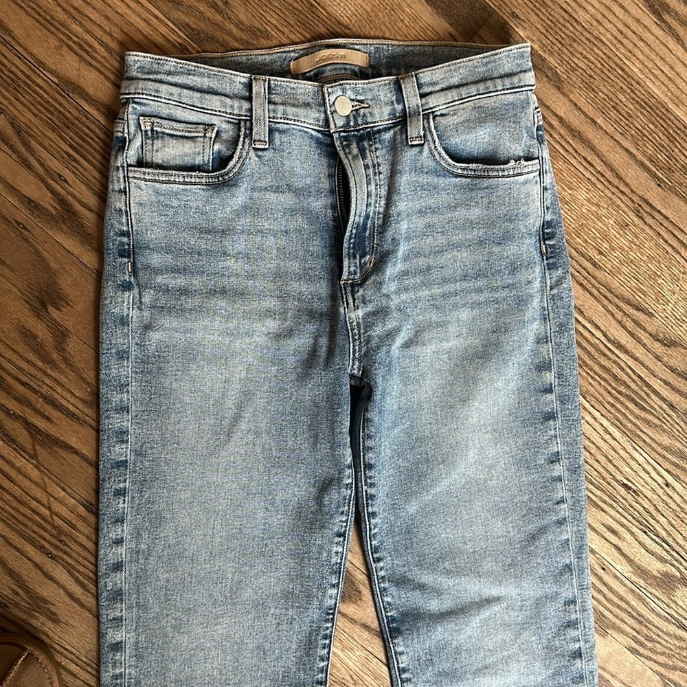 Joe's Jeans Callie Boot-Cut Crop hi rise Jeans Skys the limit wash Size 29 EUC - Picture 5 of 10